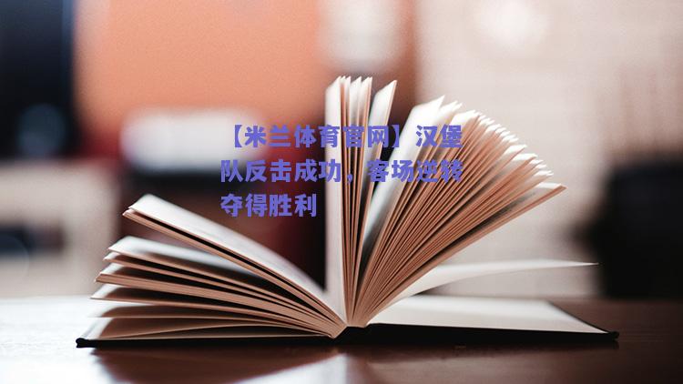 汉堡队反击成功，客场逆转夺得胜利